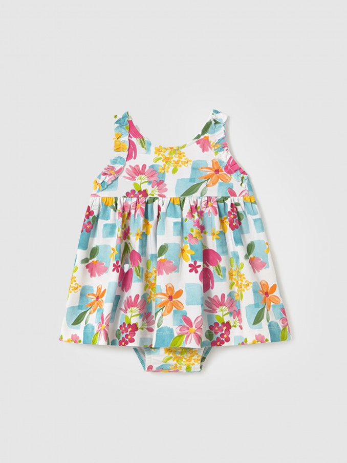 Dress Baby Girl Multicolor Mayoral