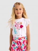 T-Shirt Menina T´shirt Aplicacoes Mayoral T-Shirt Menina T´shirt Aplicacoes Mayoral