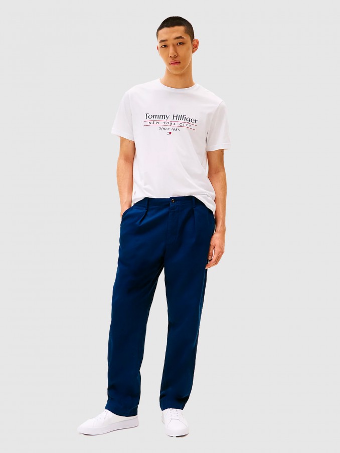 Homem Hilfiger Center Stack Tee Tommy Hilfiger