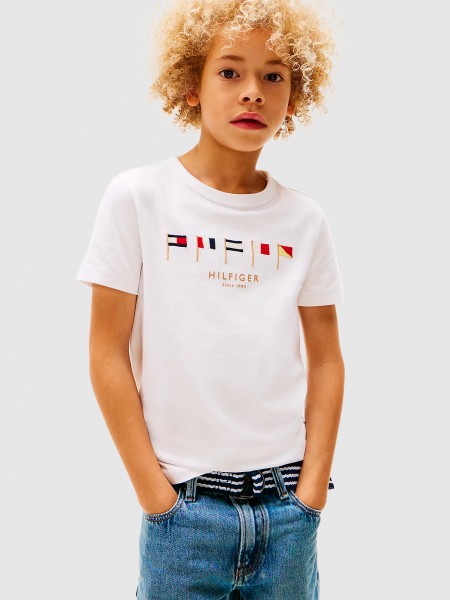 Camiseta Nio Blanco Tommy Jeans Kids