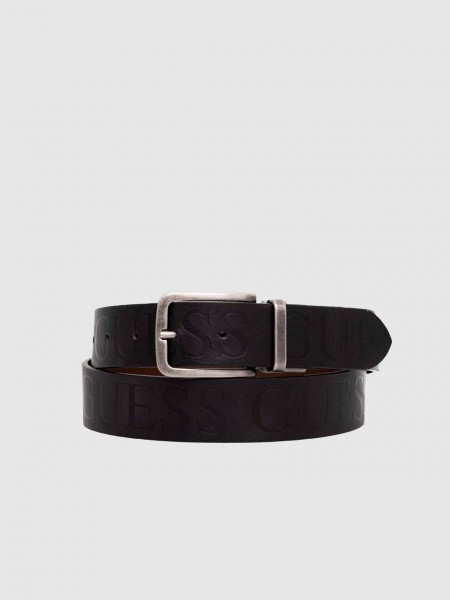Cinturon Hombre Negro Guess