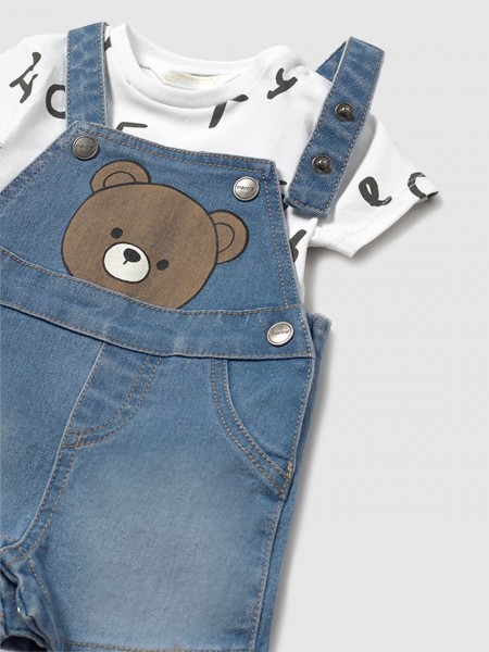 Menino Conj. Saia de Peito Mayoral