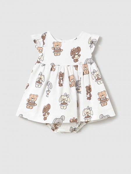 Dress Baby Girl White Mayoral