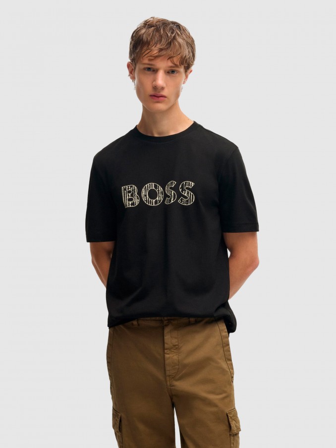 T-Shirt Man Boss Orange