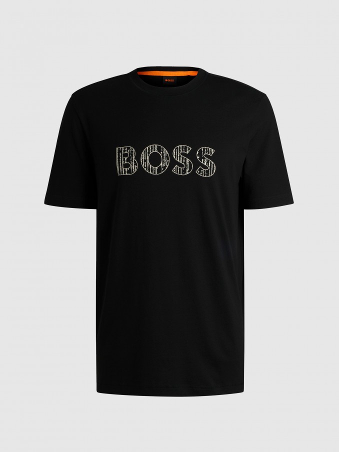 T-Shirt Man Boss Orange