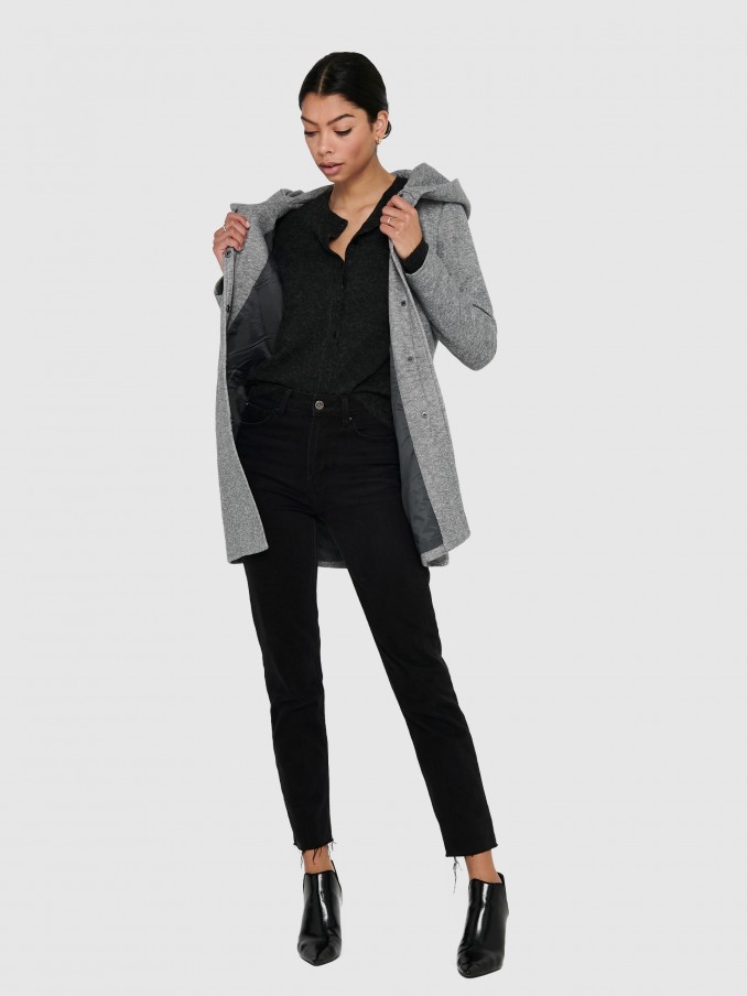 Chaqueta Mujer Gris Only
