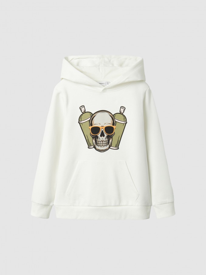 Jumper Boy White Name It