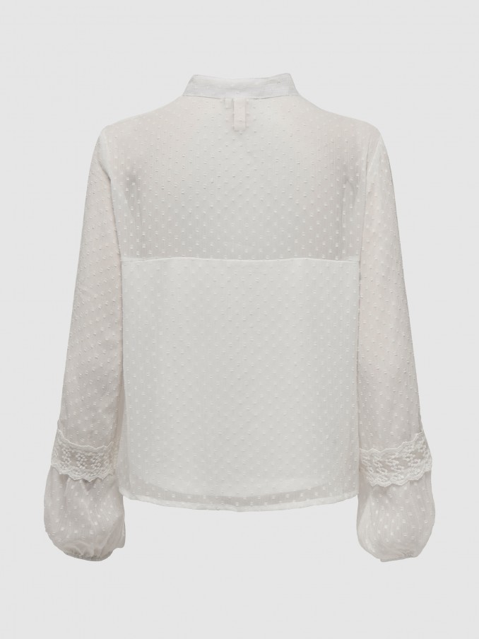 Blusa Mulher Onltessa Eliza Ls Top Wvn Only