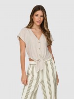 Camisa Mujer Beige Only Camisa Mujer Beige Only