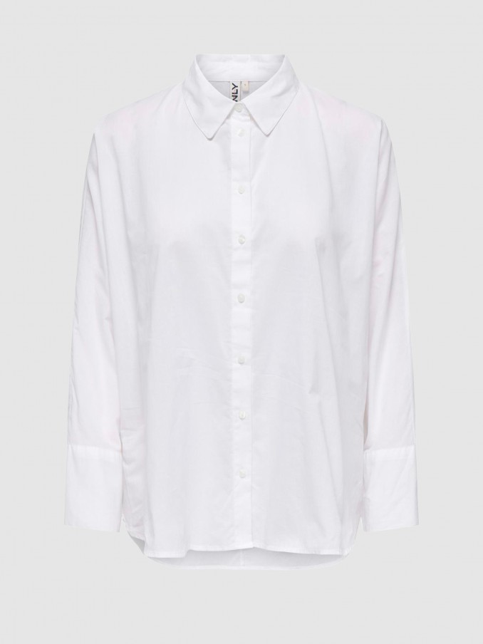 Camisa Mujer Blanco Only