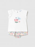 Conjuntos Menina Conj.Bermuda Saia Estampada Mayoral Conjuntos Menina Conj.Bermuda Saia Estampada Mayoral
