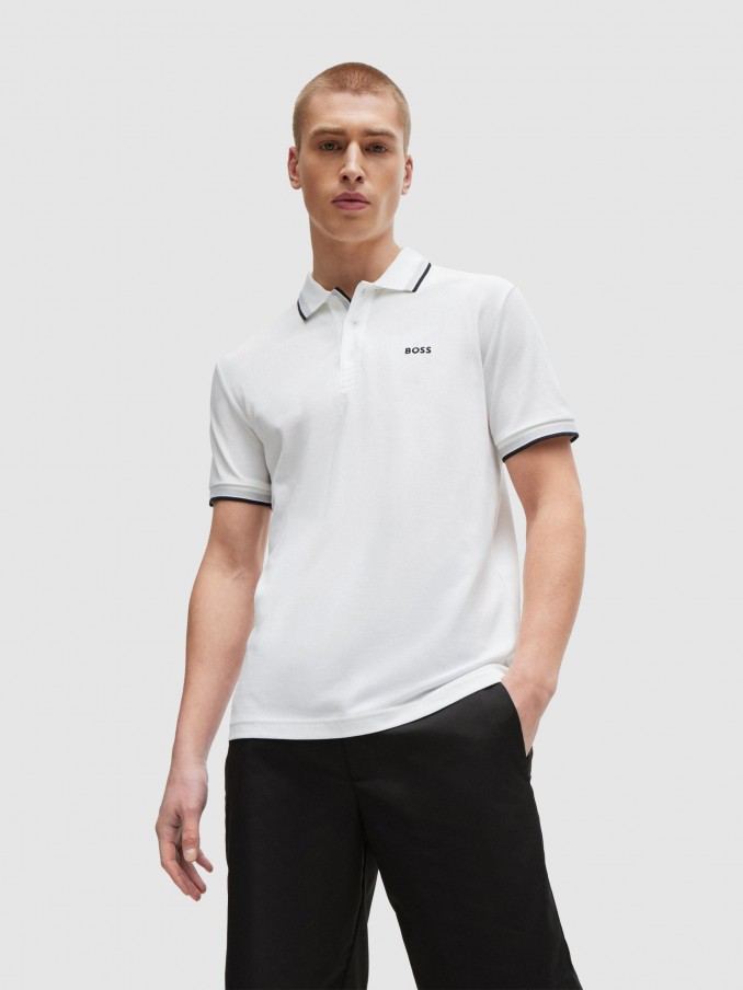 Polo Shirt Man Boss Green