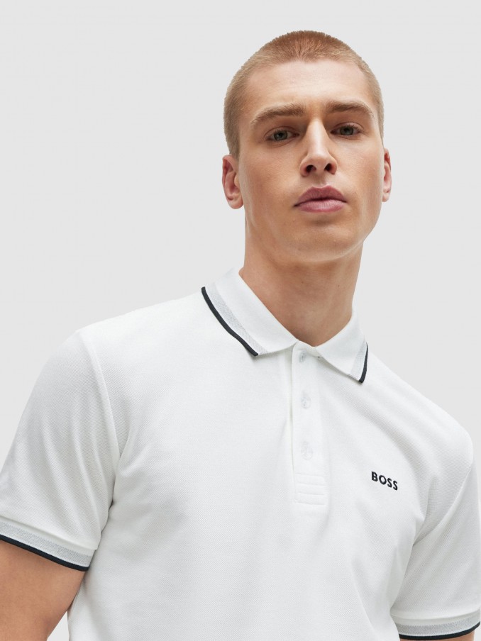 Polo Shirt Man Boss Green