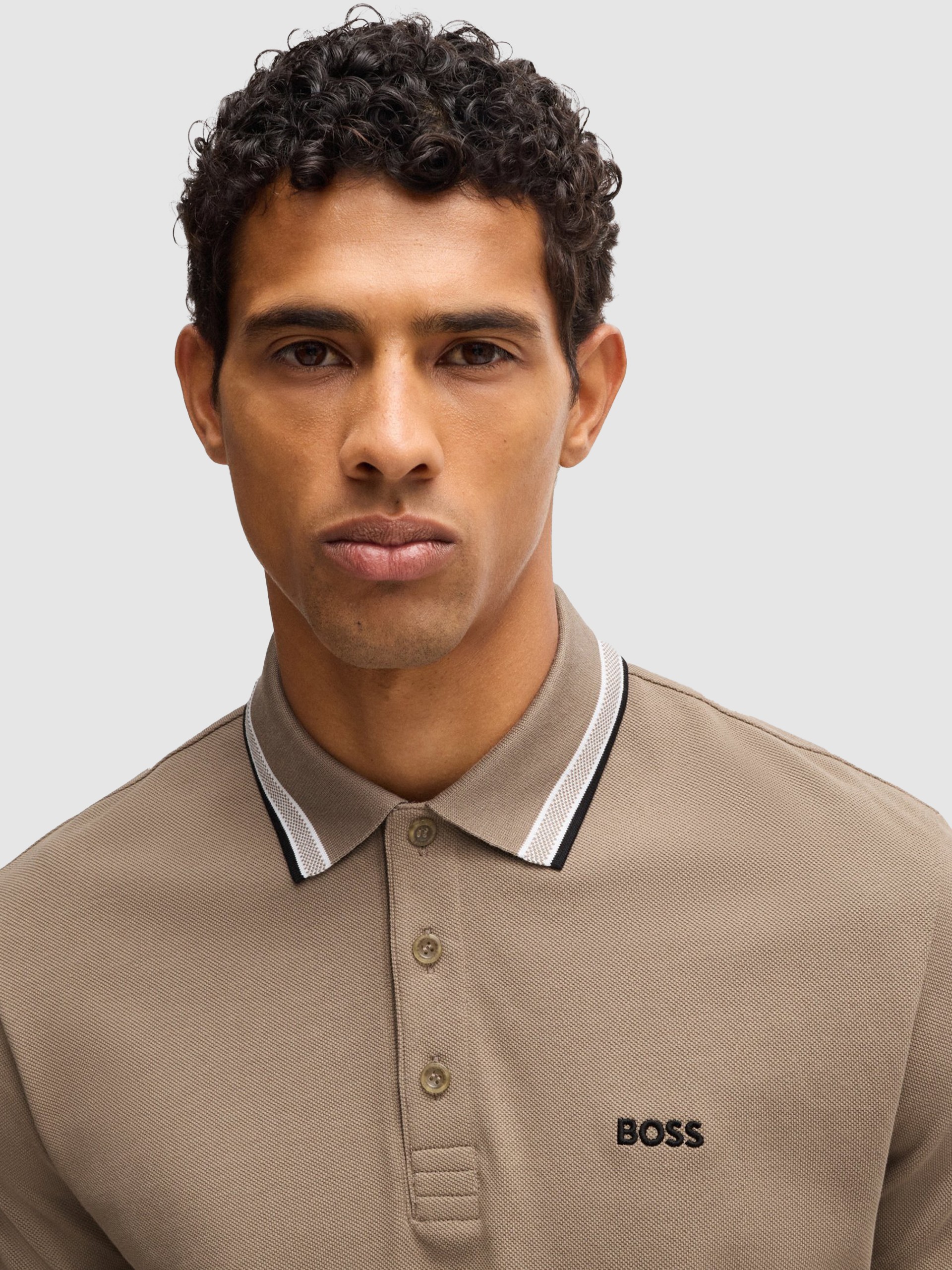 Polo Shirt Man Boss Green