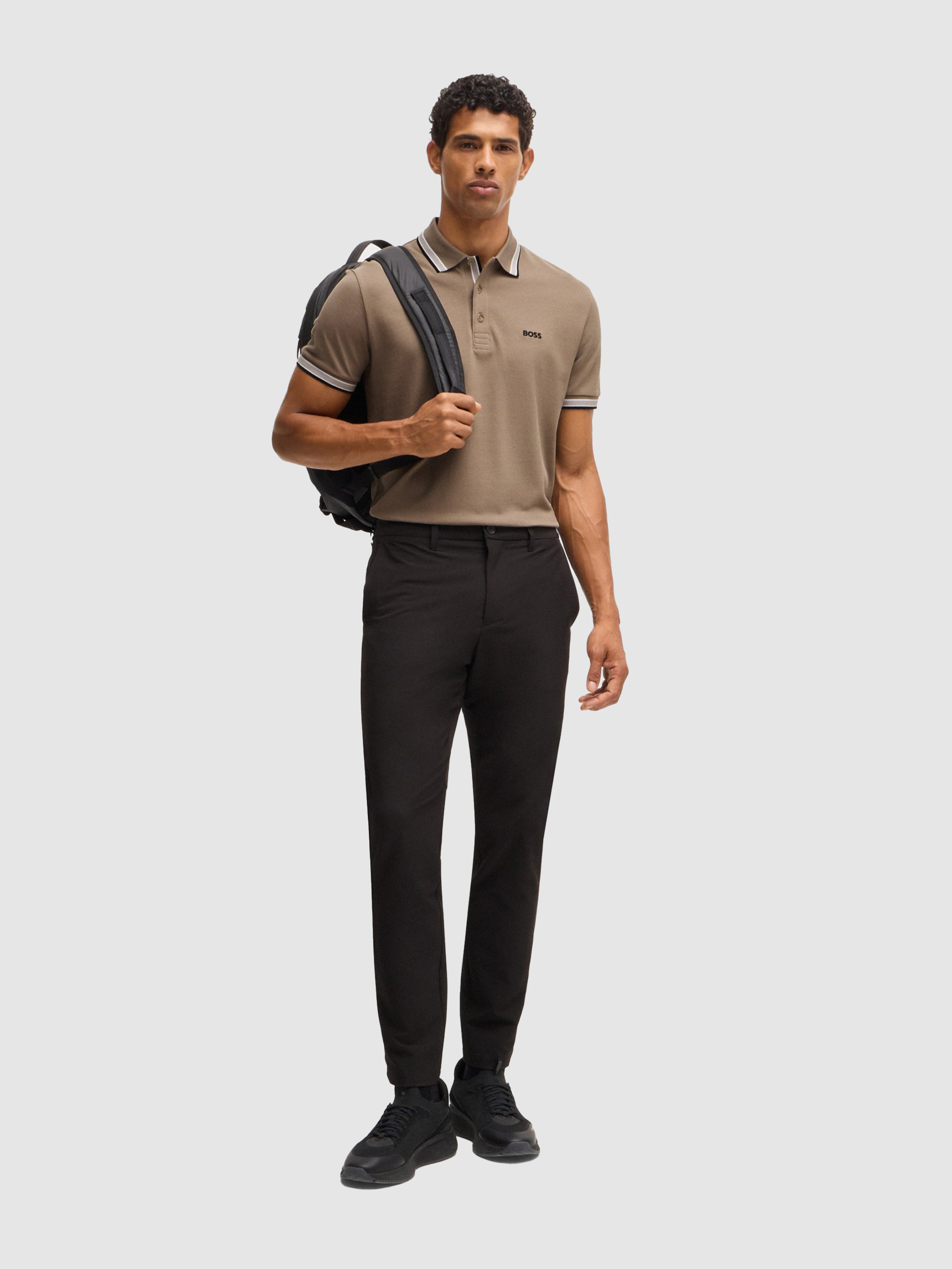 Polo Shirt Man Boss Green