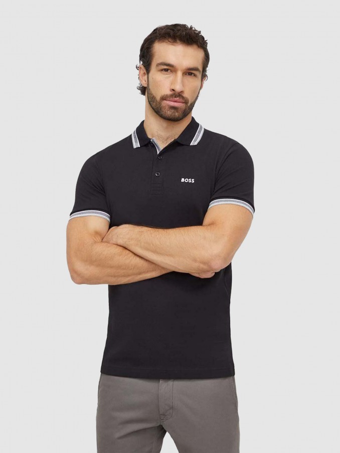 Polo Shirt Man Boss Green