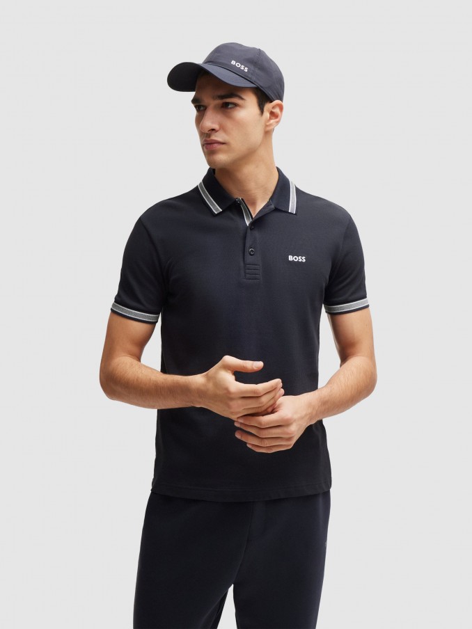 Polo Shirt Man Boss Green