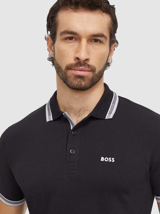 Polo Shirt Man Boss Green