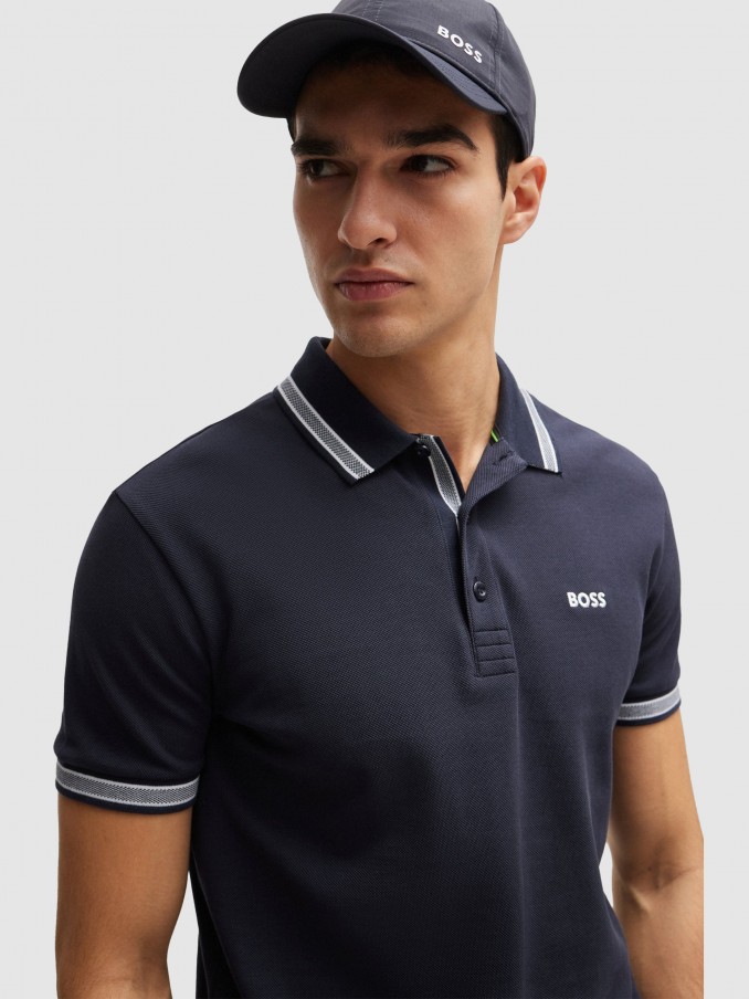 Polo Shirt Man Boss Green