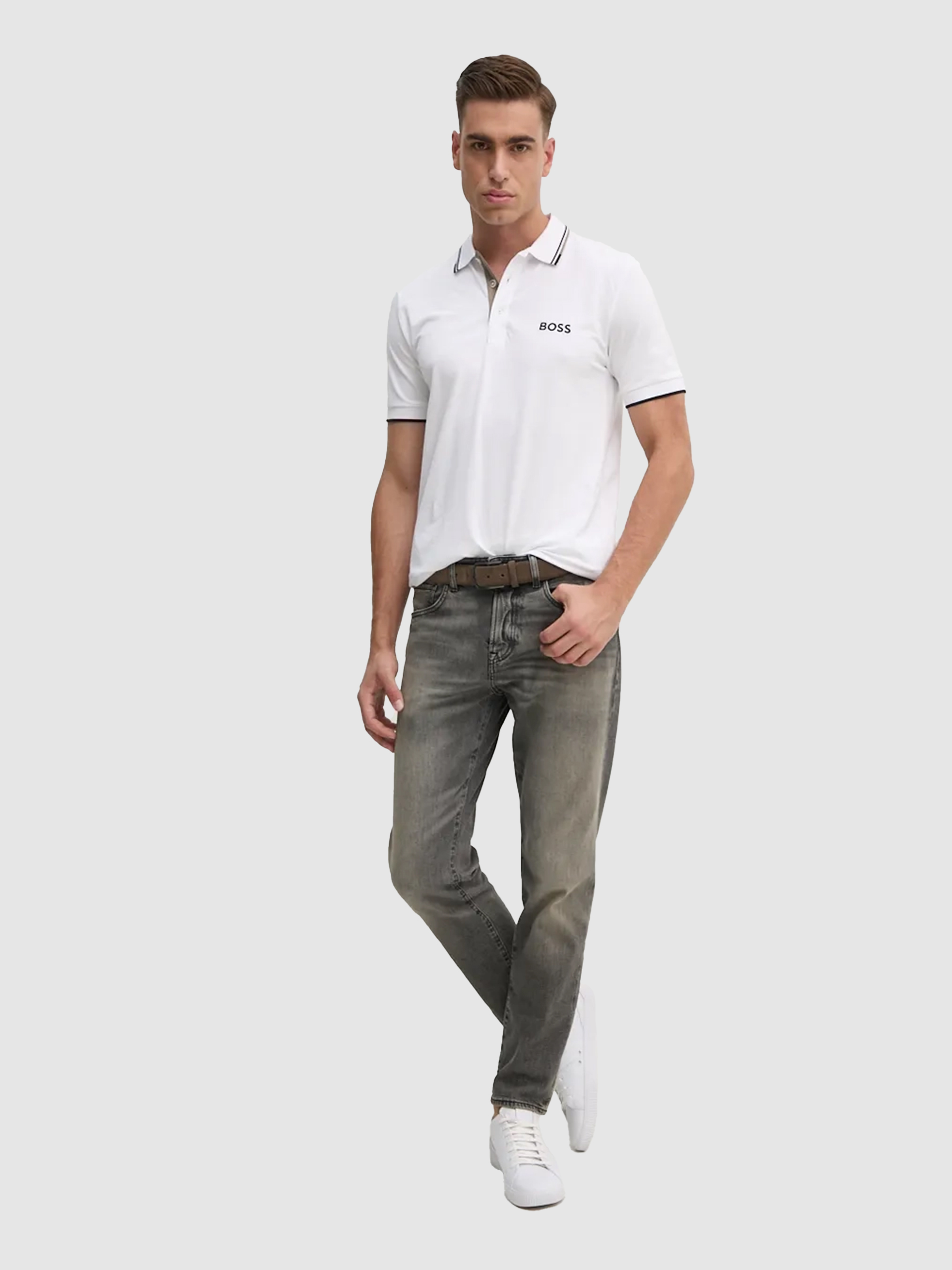 Polo Hombre Boss Green