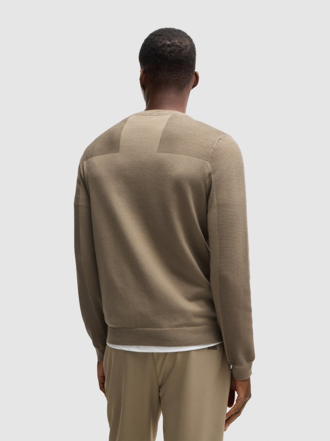 Sueter Hombre Beige Boss Green