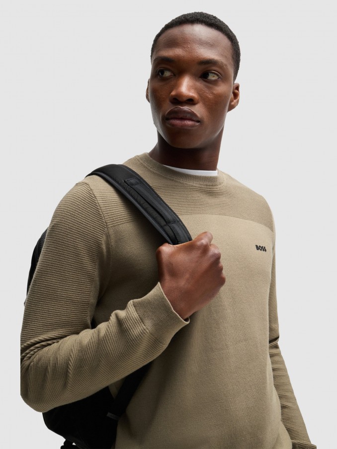 Sueter Hombre Beige Boss Green