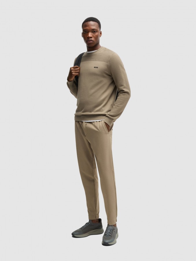 Sueter Hombre Beige Boss Green
