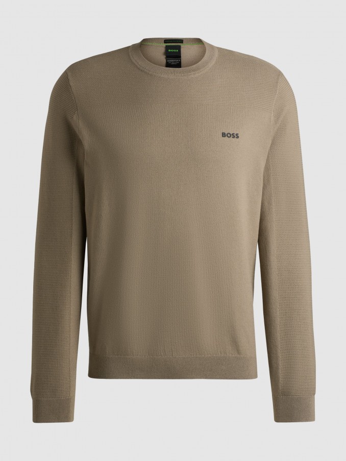 Sueter Hombre Beige Boss Green
