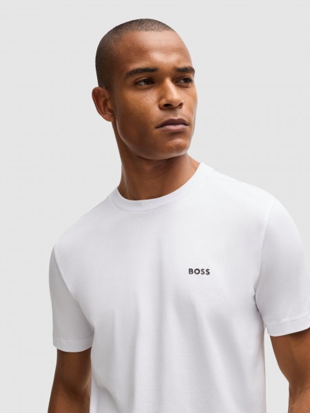 T-Shirt Man Boss Green T-Shirt Man Boss Green