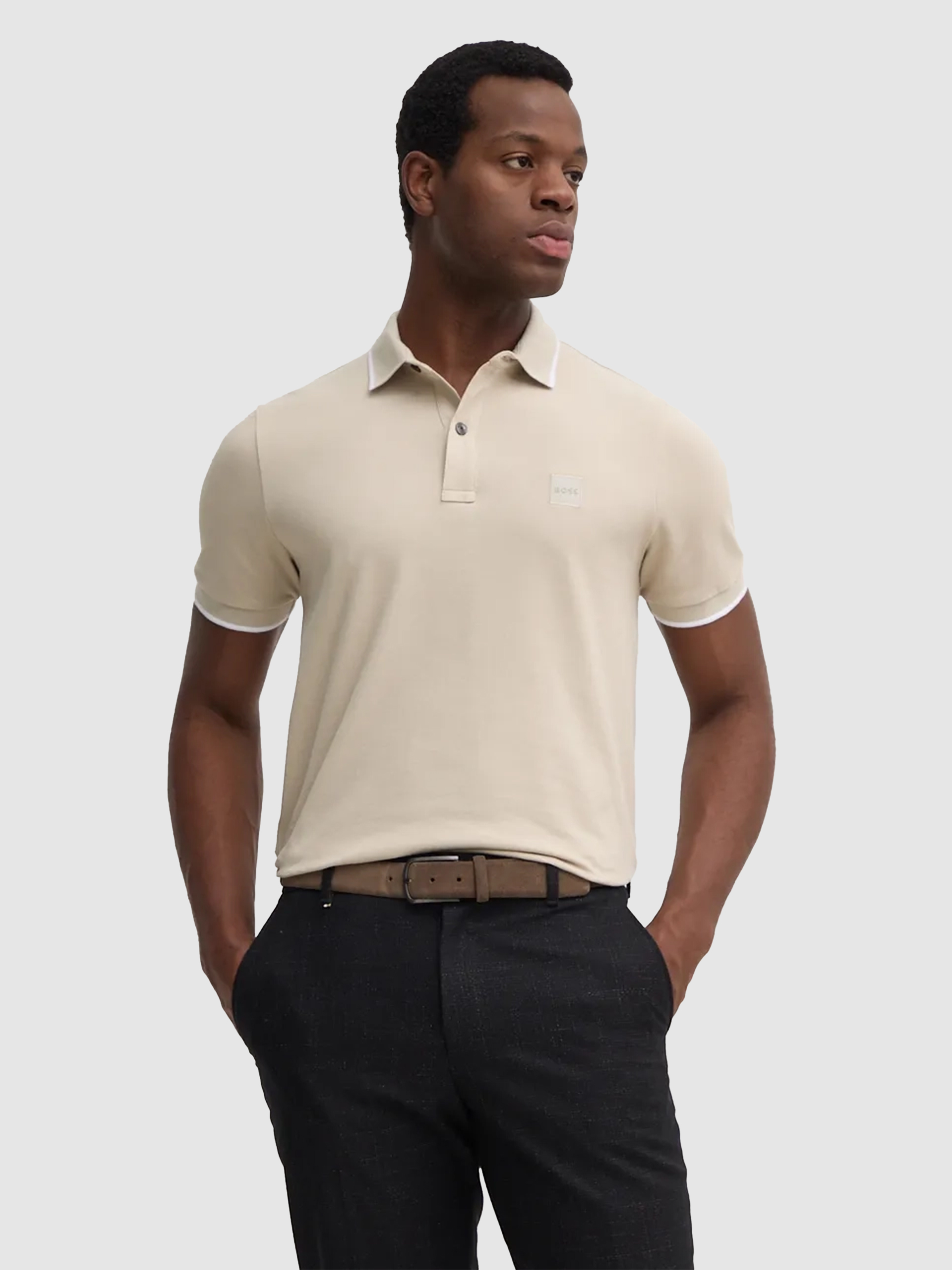 Polo Shirt Man Boss Orange