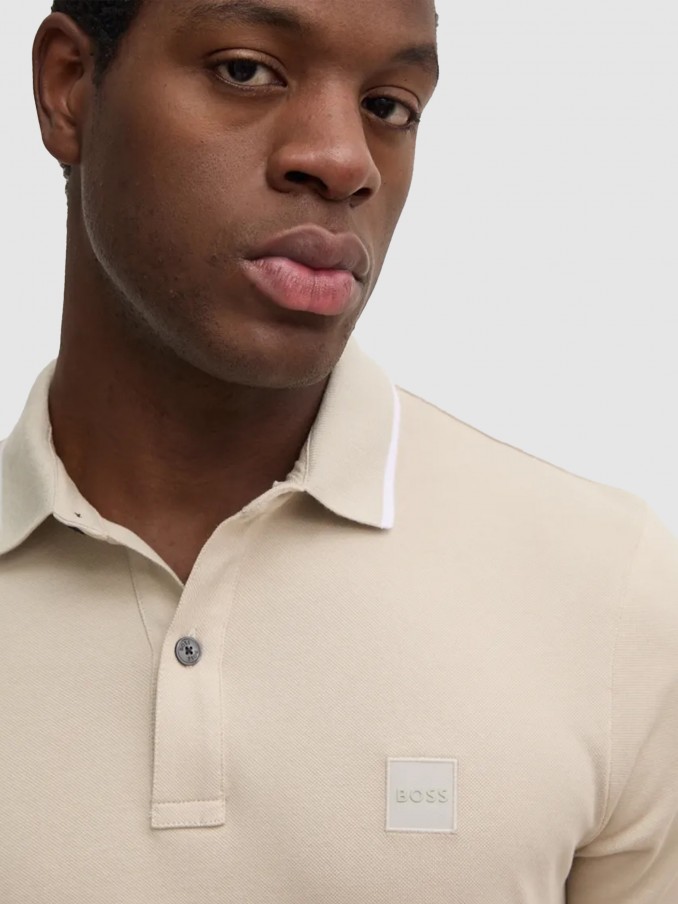 Polo Shirt Man Boss Orange