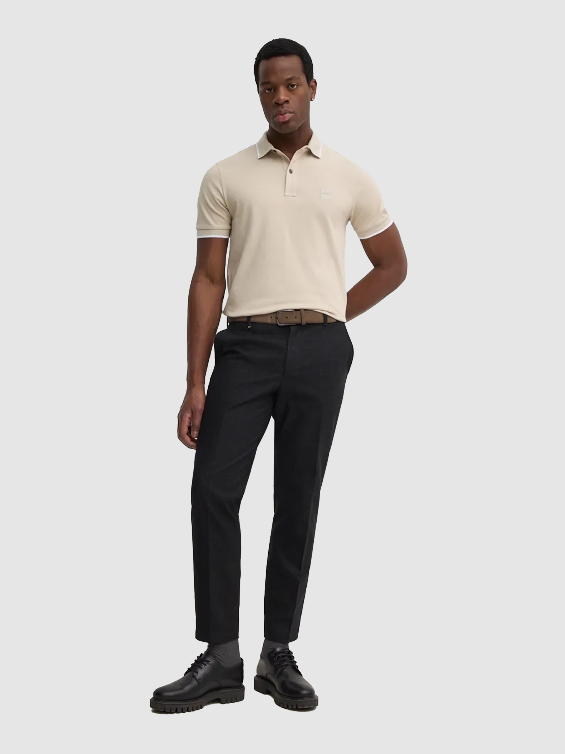 Polo Shirt Man Boss Orange