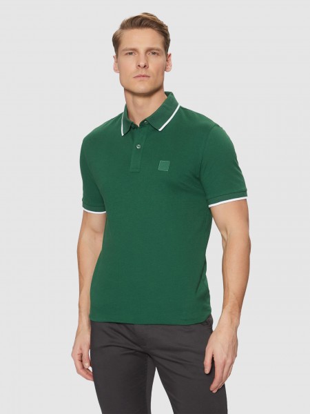 Polo Shirt Man Boss Orange