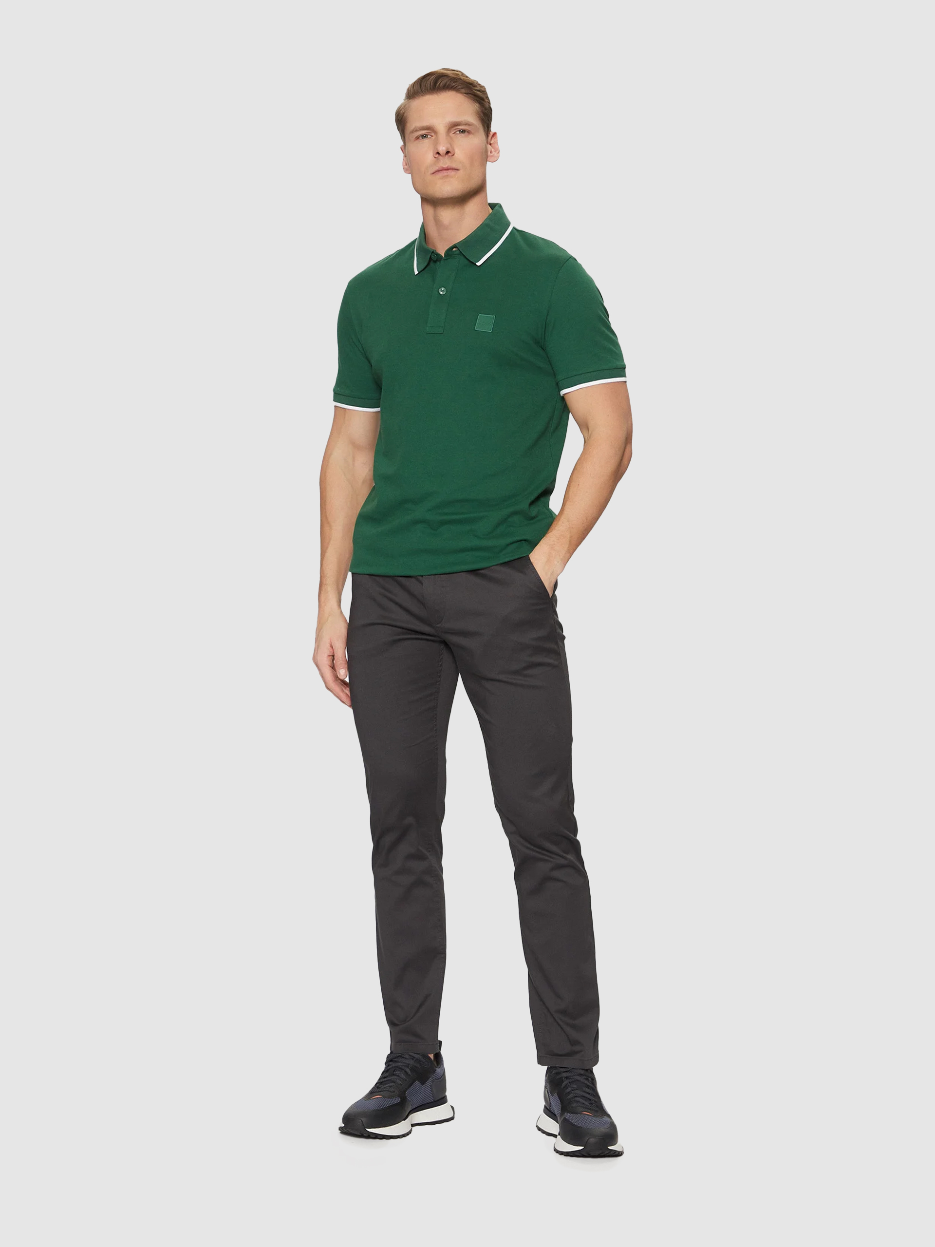 Polo Shirt Man Boss Orange