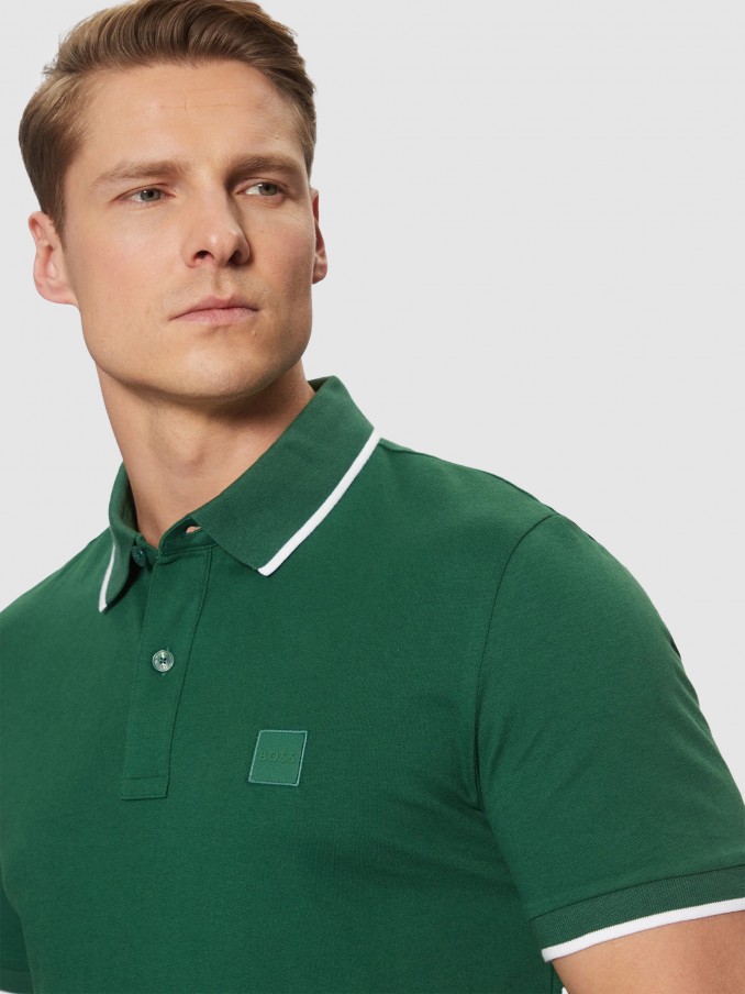 Polo Shirt Man Boss Orange