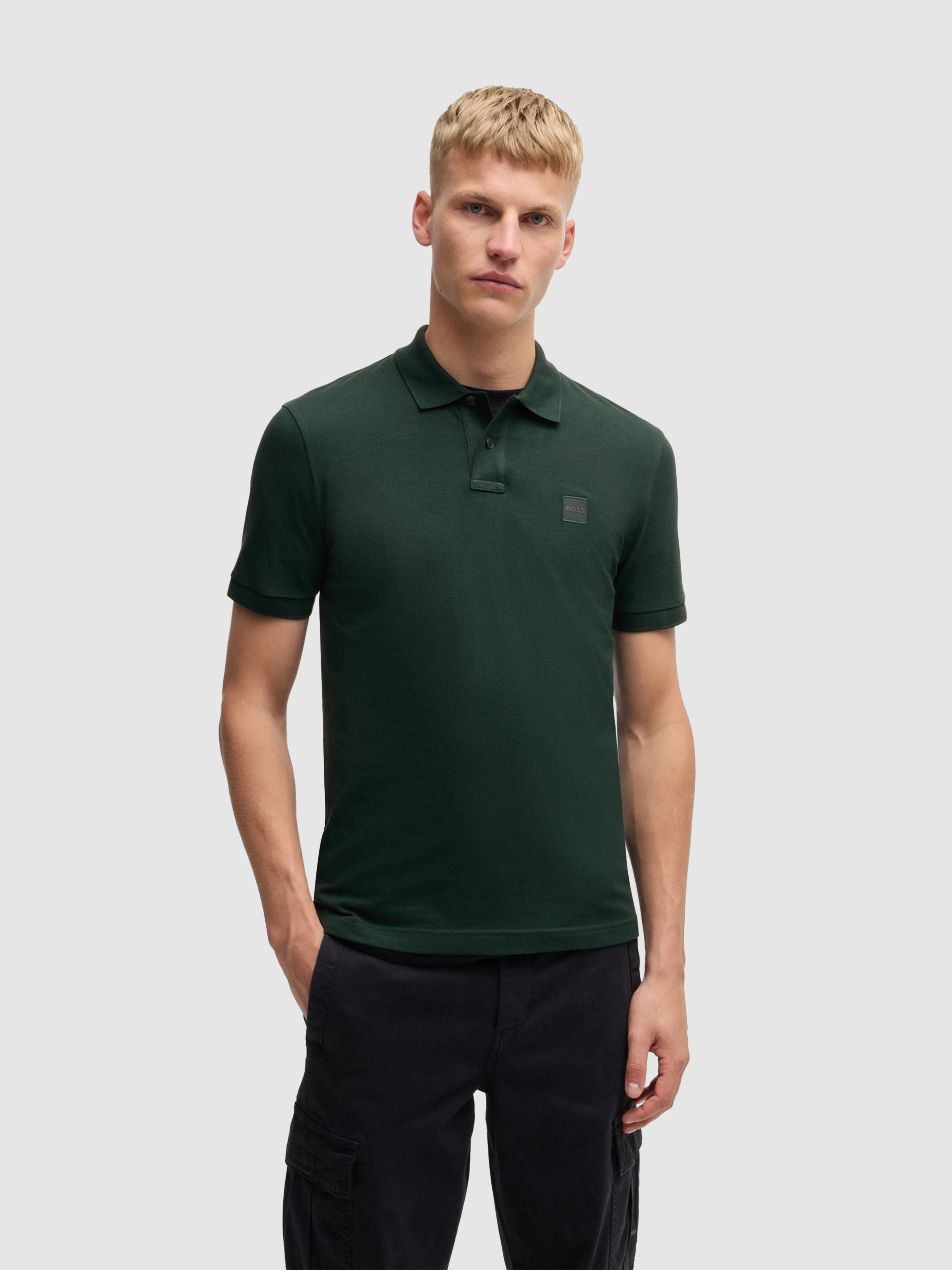 Polo Shirt Man Boss Orange