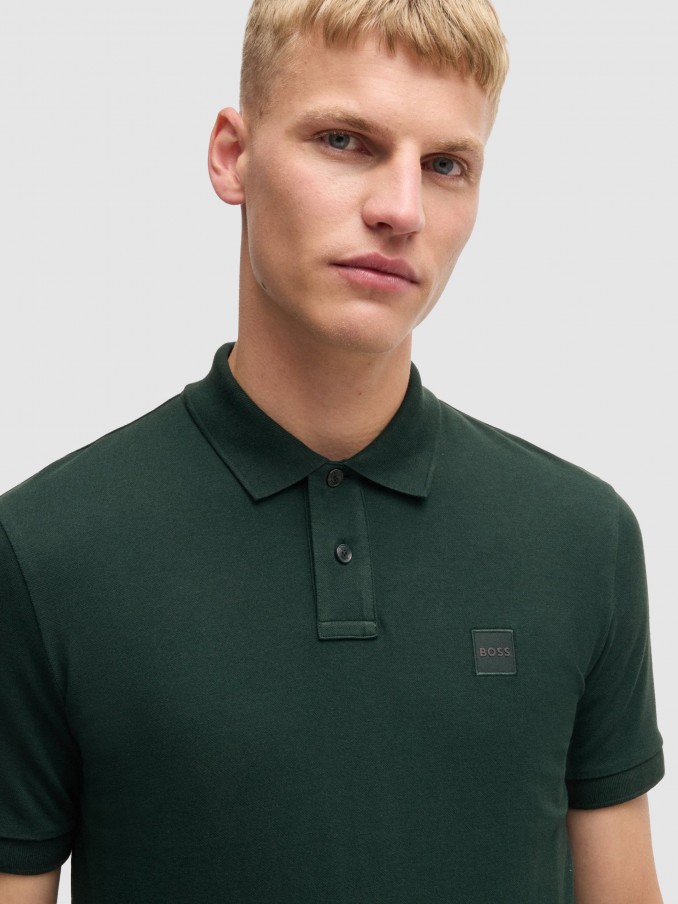 Polo Shirt Man Boss Orange