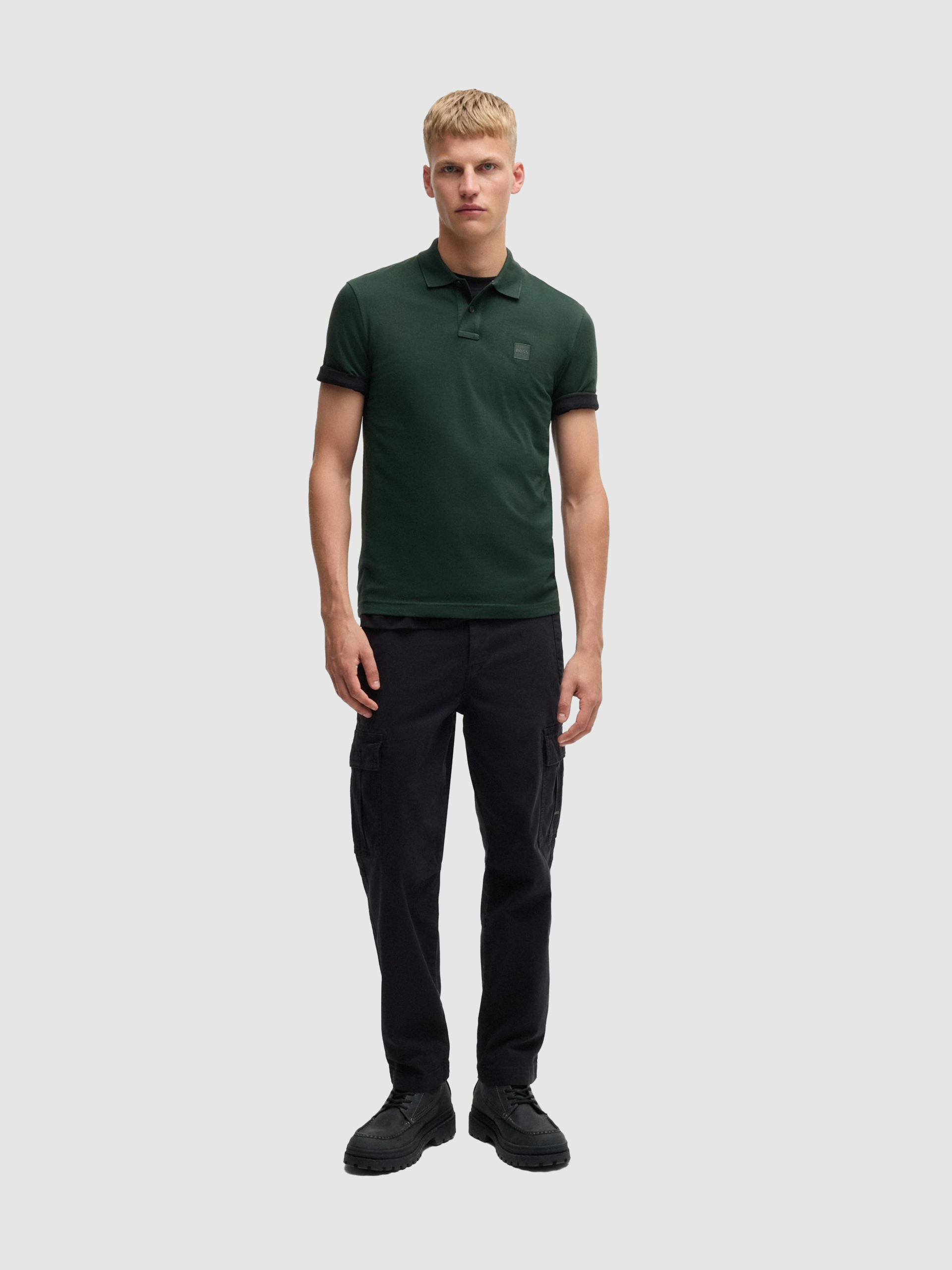 Polo Shirt Man Boss Orange