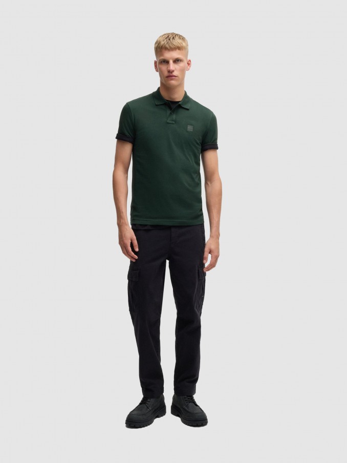 Polo Shirt Man Boss Orange