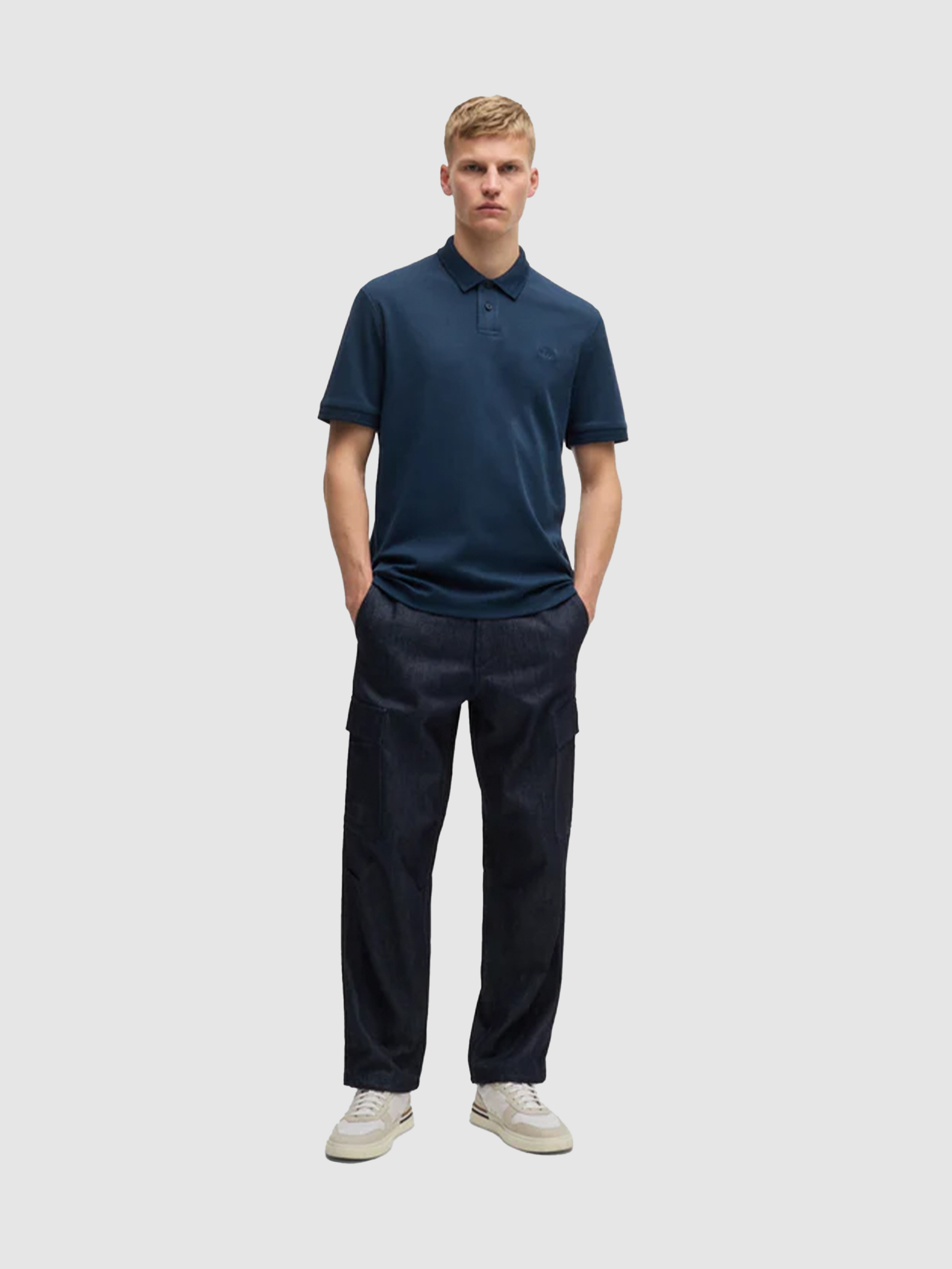 Polo Shirt Man Boss Orange