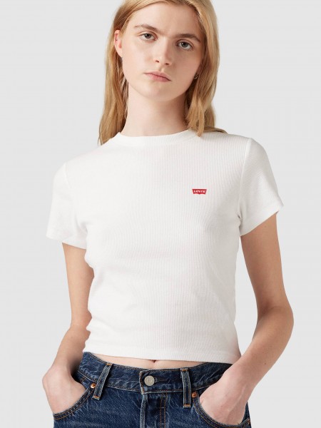 T-Shirt Woman White Levis