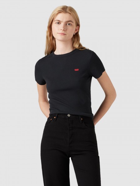 T-Shirt Woman Black Levis