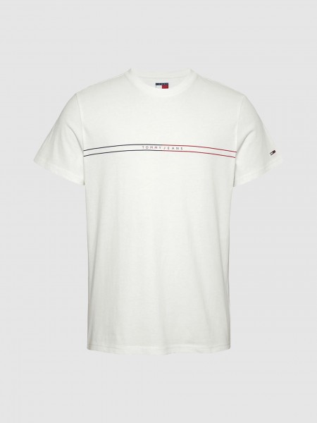 T-Shirt Homem Tjm Slim Entry Graphic Tee Ext Tommy Jeans