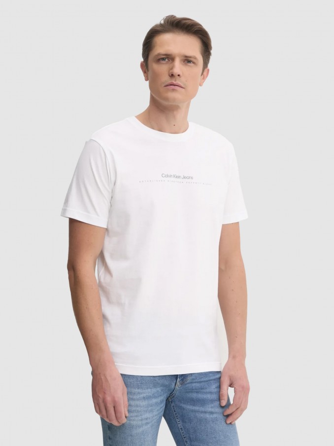 T-Shirt Man White Calvin Klein