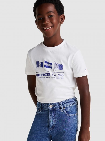 Camiseta Nio Blanco Tommy Jeans Kids