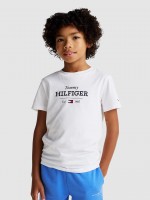 T-Shirt Menino Monotype 1985 Reg Tee Ss Tommy Hilfiger- Kids T-Shirt Menino Monotype 1985 Reg Tee Ss Tommy Hilfiger- Kids