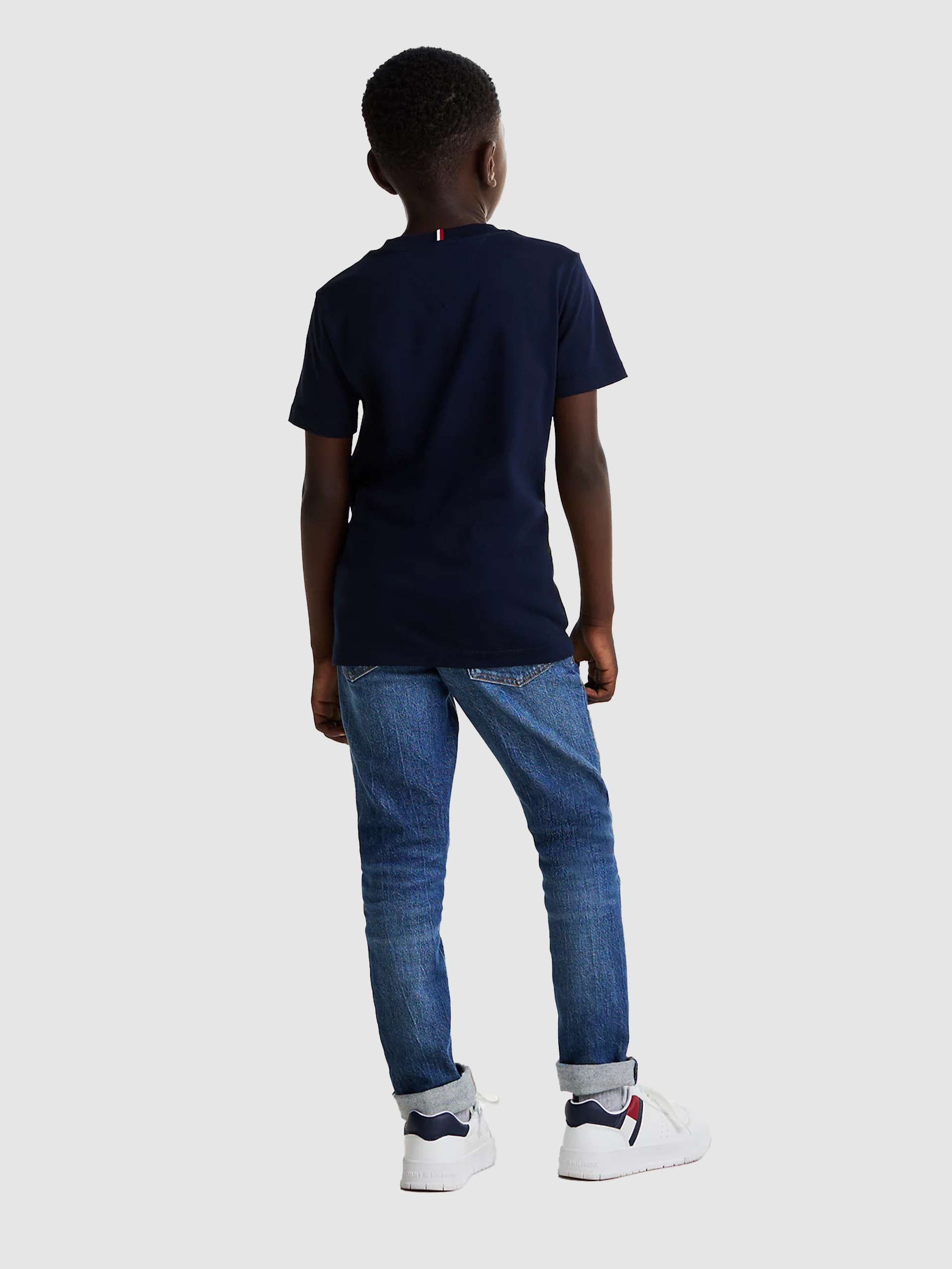 T-Shirt Menino Monotype 1985 Reg Tee Ss Tommy Hilfiger- Kids