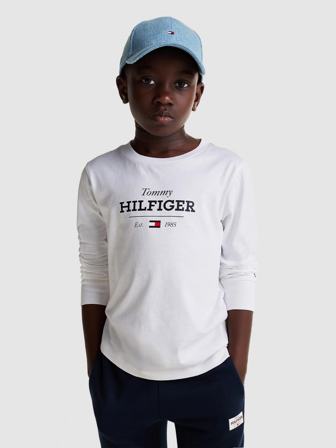 Sueter Niño Blanco Tommy Jeans Kids