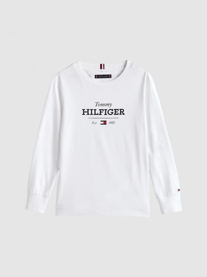 Sueter Niño Blanco Tommy Jeans Kids
