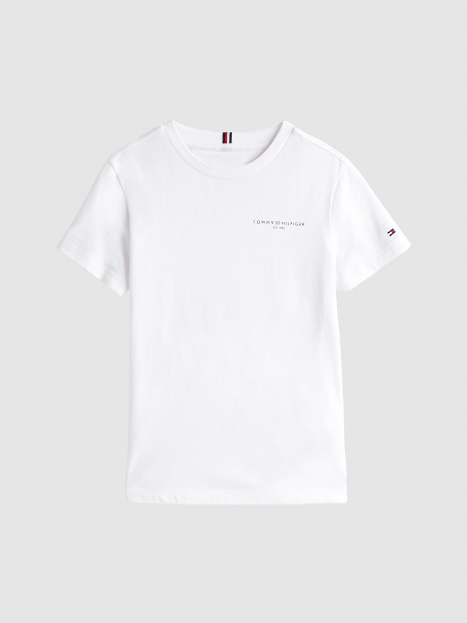 Menino U Mini Corp Logo Tee Ss Tommy Hilfiger- Kids
